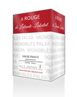 Bordeaux Rouge 2012 BIB 5 litres lalande labatut